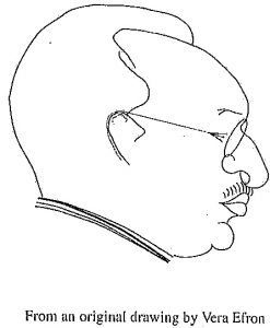 sketch of Mark Keller