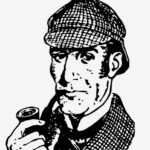 Detective with pipe