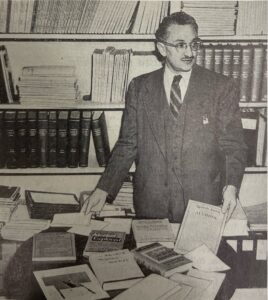 Man with books