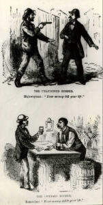 Robber attacking drunk