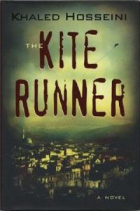 The cover of the novel The Kite Runner by Khaled Hosseini
