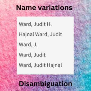 Name variations 