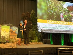 Cesar receiving award ESA 2025 