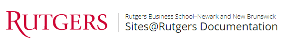 Sites@Rutgers Rutgers Business School Newark New Brunswick style header