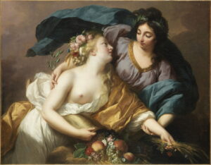 Le tableau La Paix ramenant l'Abondance de Madame Vigée le Brun 1780