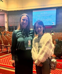 Kristen Syrett and Tomoe Arii at BUCLD 50