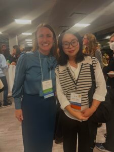 Kristen Syrett and Shuyan Wang at BUCLD 50