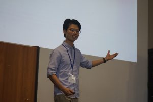 Huteng Dai presenting at AMP 2022
