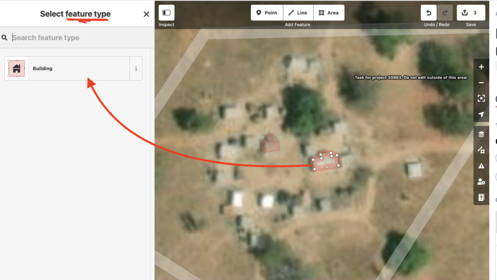 Tag your areas as “Building”