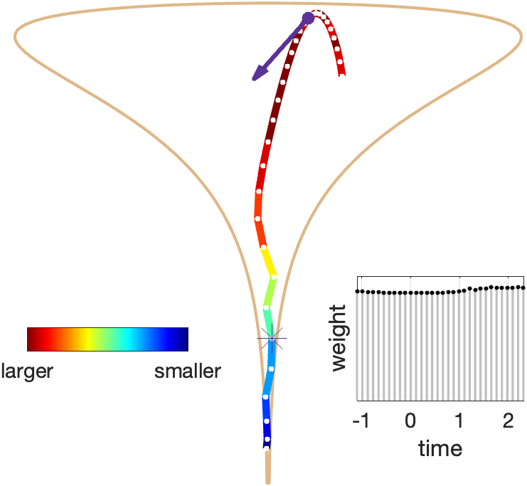 WALNUTS transition step in Neal’s funnel