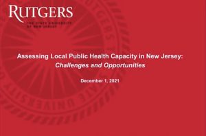 Assessing Local Public Health Capacity in New Jersey