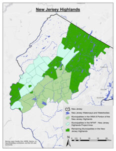 New Jersey Highlands Map