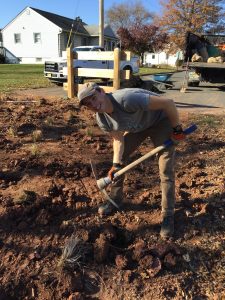 Maslo Lab Alumnus Brian assisting and wetland meadow restoration in Woodbridge, NJ