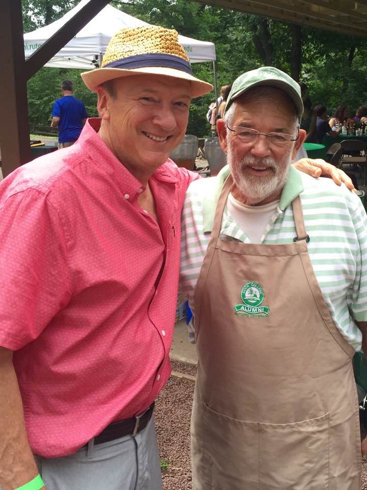 Roger Locandro and another alumnus.