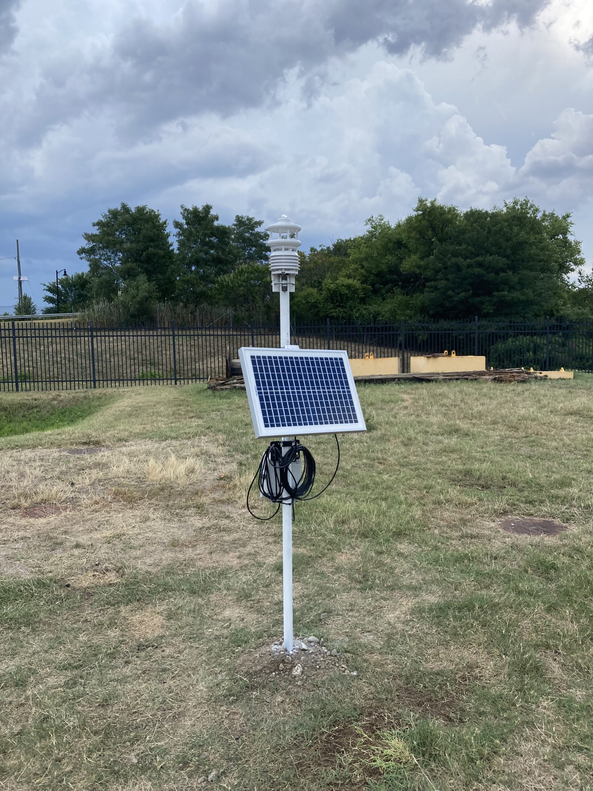 Automated weather station.