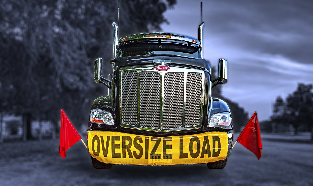 oversize load semi truck