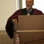 Fred Roberts receiving a Docteur Honoris Causa Award