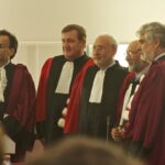 Fred Roberts receiving a Docteur Honoris Causa Award