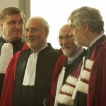Fred Roberts receiving a Docteur Honoris Causa Award