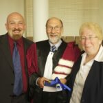 Fred Roberts receiving a Docteur Honoris Causa Award