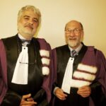 Fred Roberts receiving a Docteur Honoris Causa Award