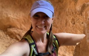 Kristen Syrett hiking in Bryce Canyon, Utah