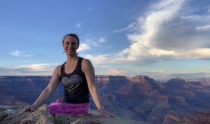 Kristen Syrett at the Grand Canyon in Arizona
