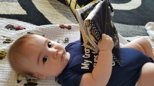 Ian doing some reading