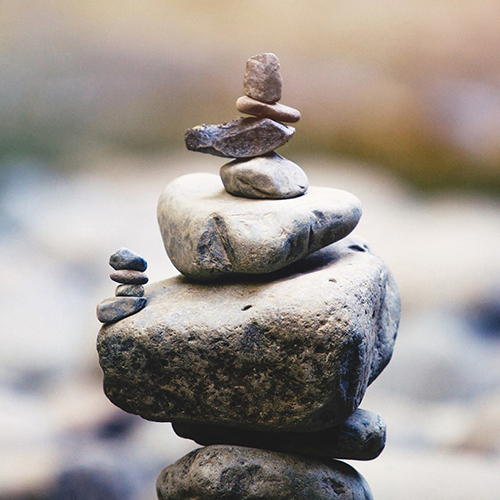 Rocks balanced on each other
