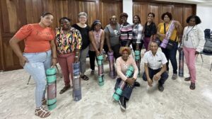 A group of people looking at the camera.