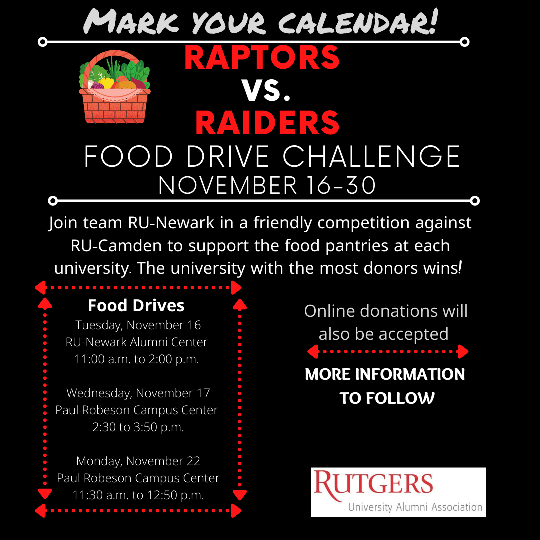 Raptors versus Raiders Food Drive Challenge