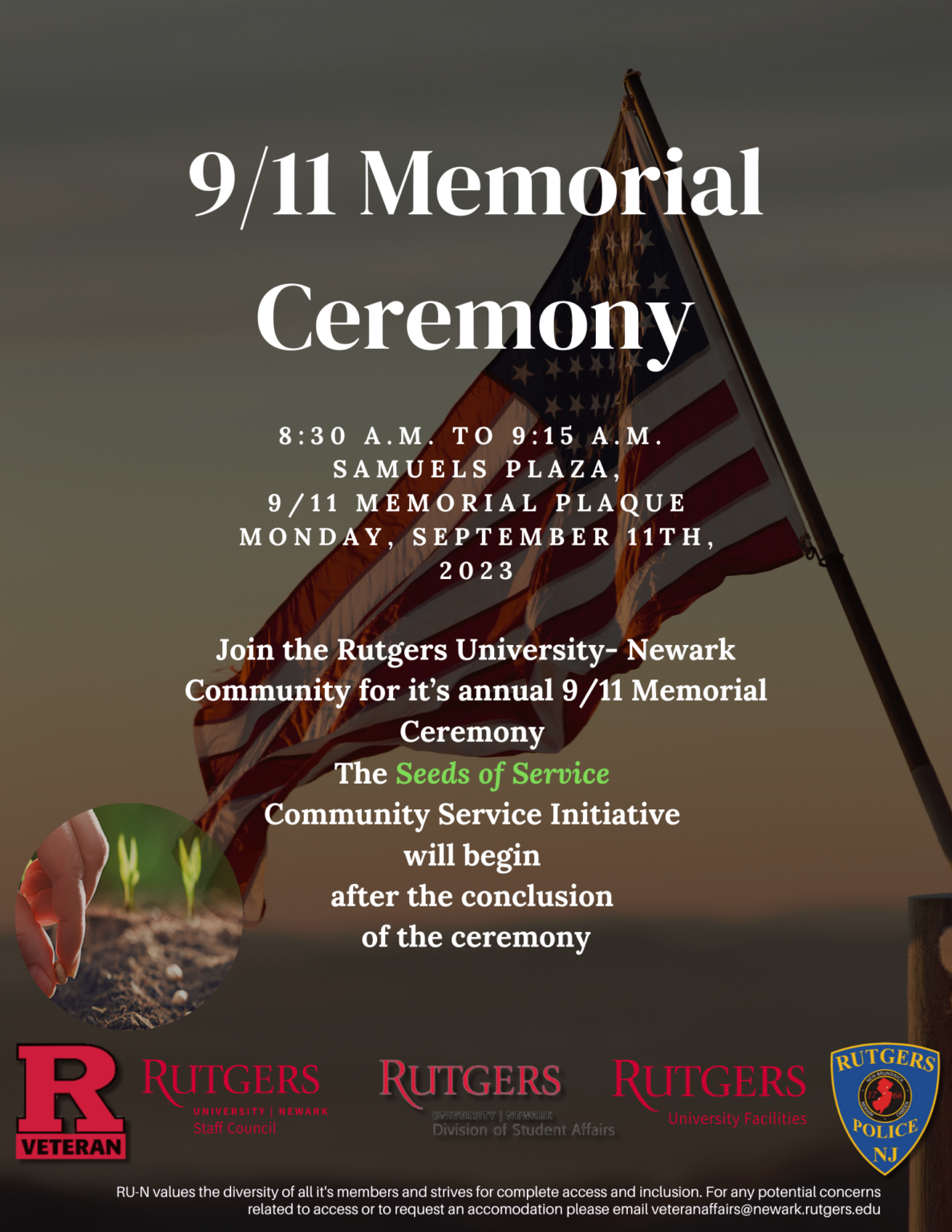 9/11 Memorial Ceremony - RU-N Staff Council