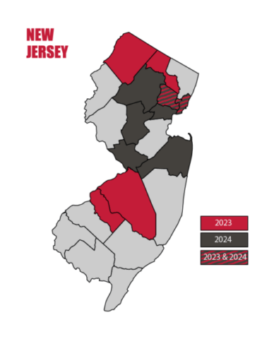 SNAP GAP map