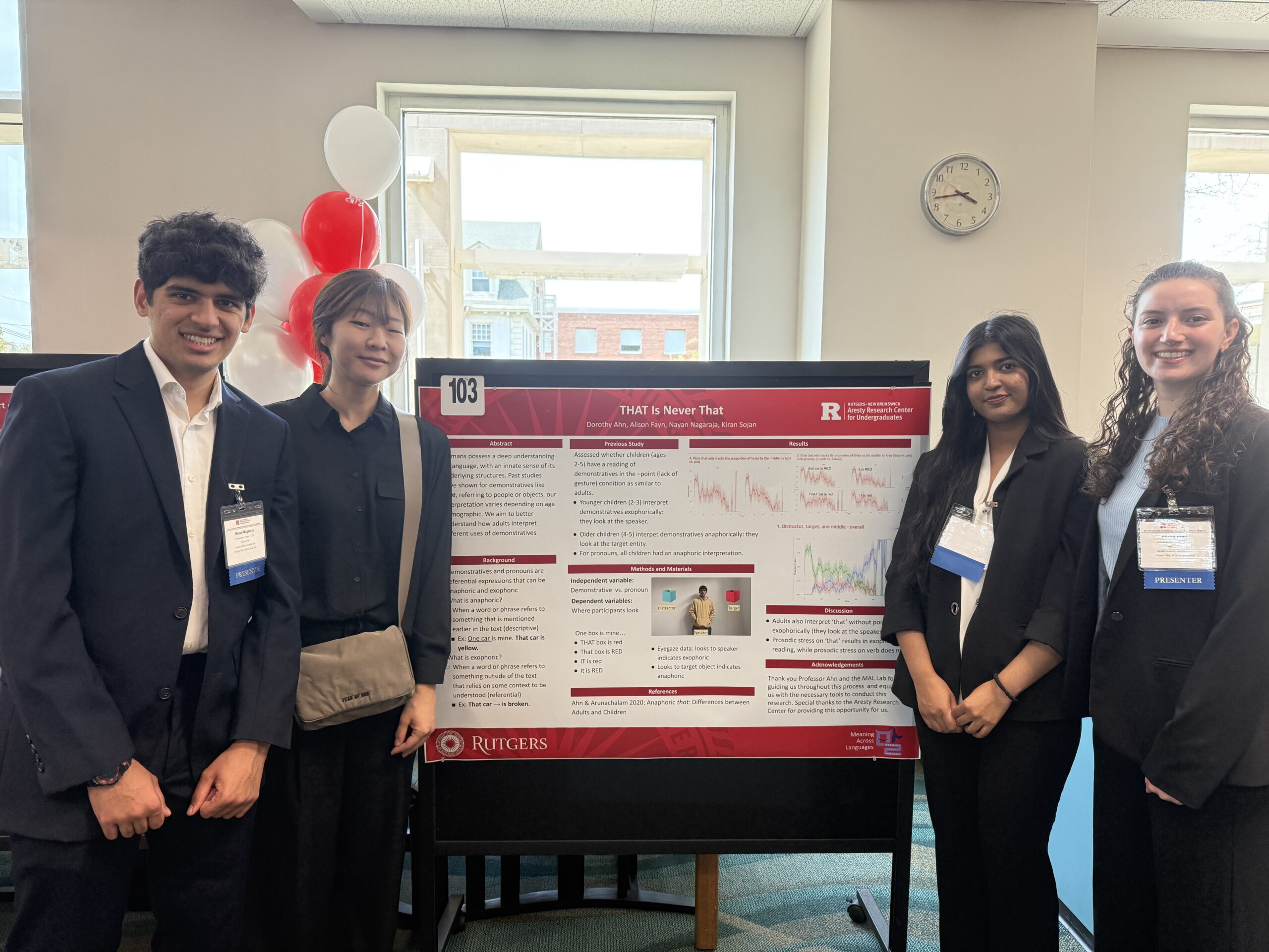 aresty poster presentation with da
